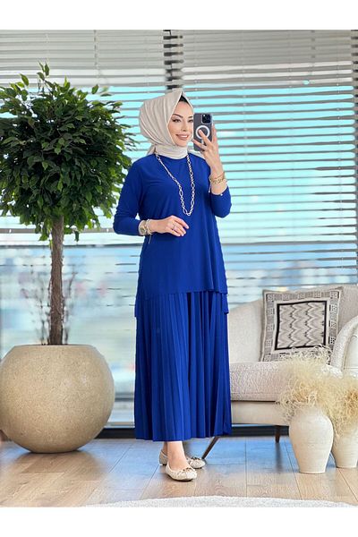 ALANURMODA Sandy Pleated Skirt Set