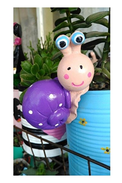 Gardenia Art Hobi Salyangoz Saksı Süsü