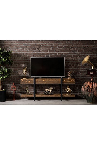 Prusa Dekor Helen Tv Sehpası Ladin Ahşap