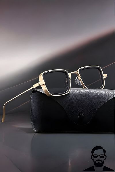 Della Pianto Leon Unisex SunGlasses - Gold Black