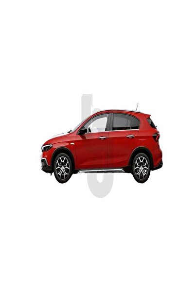 BODYKİT DİZAYN Fiat Egea Cross Hb Krom Cam Alt Çıtası 4 Parça 2020 Ve Sonrası Uyumlu