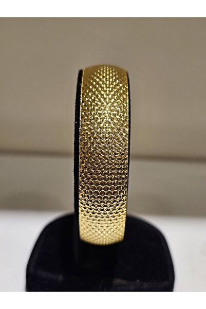 imitasyon dünyası 22ayar Altın Kaplama Nokta Model Bilezik 1 Adet 1.5 Cm Eninde
