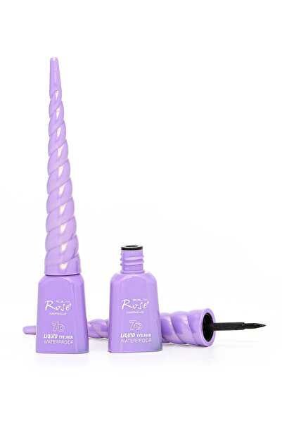 Roesıa Rose Cosmetics Rose Waterproof Lıquıd Unıcorn Boynuzlu Eyeliner