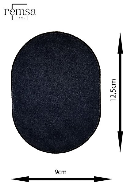 REMSATİC Ütü Ile Yapışan Arma - Patch - Dirsek Yama Modeli Lacivert (9cm X 12,5cm)
