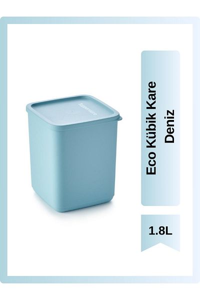 Tupperware Eco Cubic Square Sea 1.8L