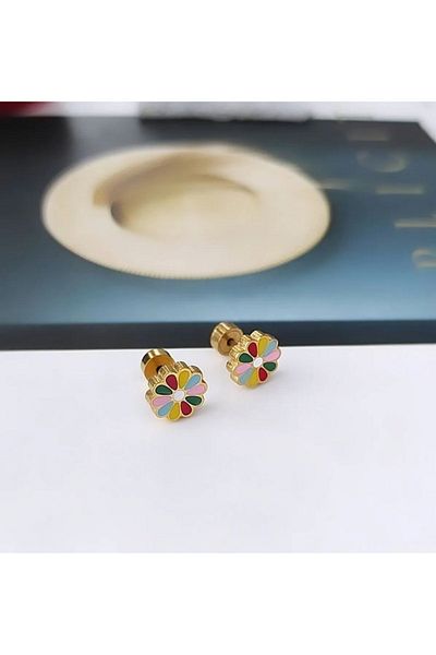 Atölye Eliz 316L Stainless Steel Colorful Flowers
