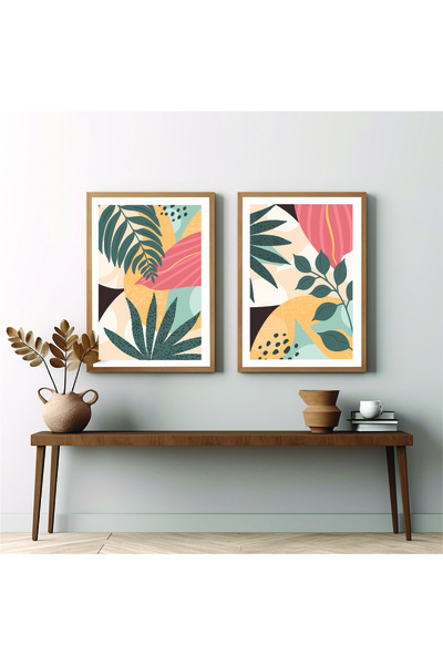 Dekorsiahome 2-dijelna slika u drvenom okviru Artimo