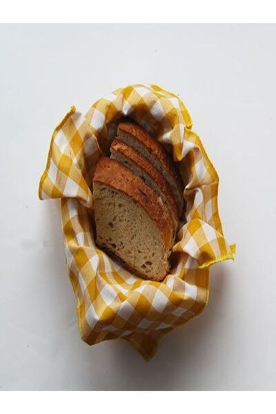 Çizgikare 2 سلة خبز مربعة - منديل