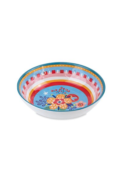 Baci Milano Mamma Mia Set of 6 Floral Patterned Bowl 23 cm