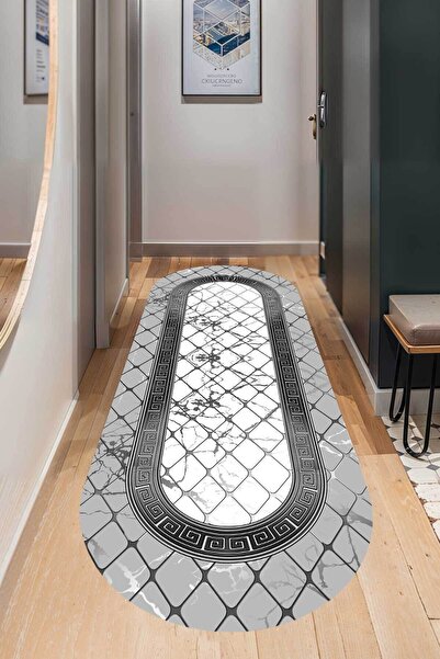 YTR HOME Digital Printed Non-Slip Based - Washable Carpet Runner for Living Room and Kitchen