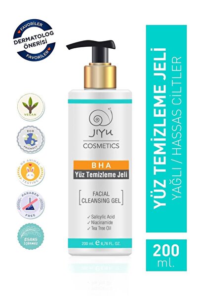 JIYU Sivilce Akne Ve Siyah Nokta Karşıtı Sebum Dengeleyici Gözenek Sıkılaştırıcı Temizleme Jeli 200 Ml.