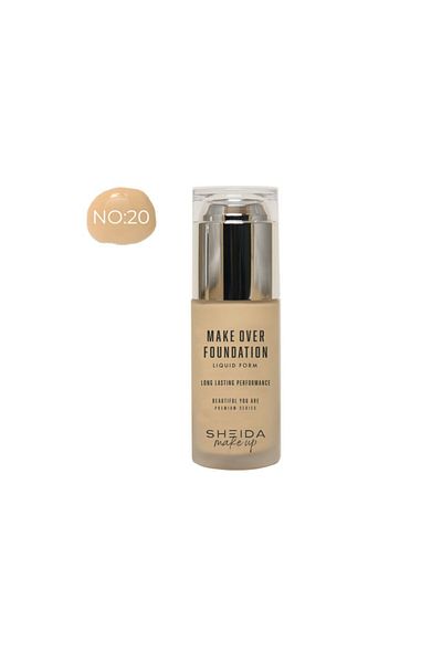 Sheida Make Over Liquid Foundation Liquid Foundation No:20 40 ml