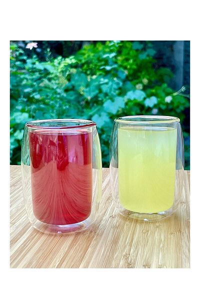 AROW Luxury Borosilicate 2-Piece Walled Glass Cup 120 Cc