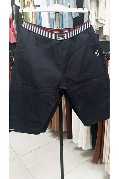 AKŞEN GİYİM High Quality Bermuda Shorts - High Waist, Gathering and Crested