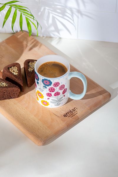 Emsan Daisy New Bone Mug - 360 ml
