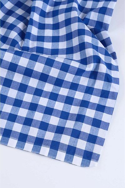 homease Masă cu model pătrat mare Gingham - Veselă și cârpă de picnic