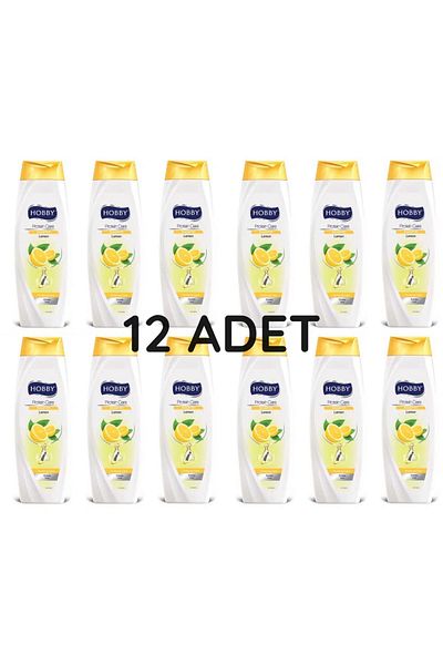 Hobby Lemon Essence Shampoo - 600 Ml X12 Pieces