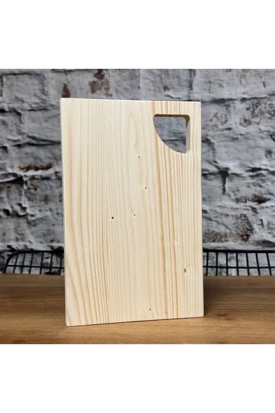 NATIVU 28x18 Wooden Cut Spruce Tree Presentation Board