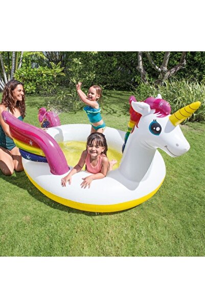 Intex Дитячий басейн «Однорогий кінь» 272x192x104 см