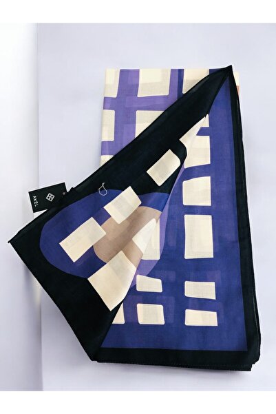 Akel 95x95 Ethnic Patterned Digital Soft Scarf