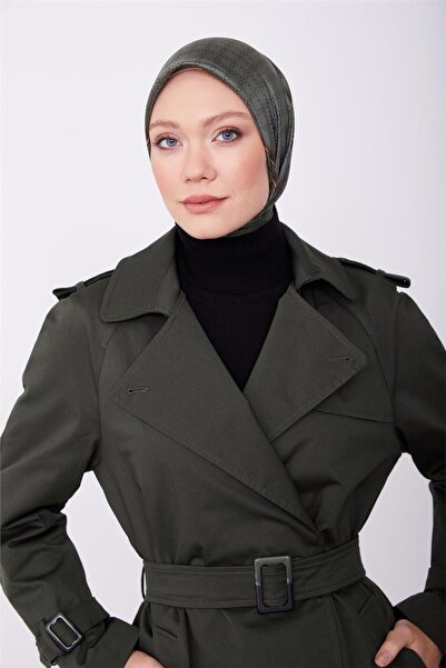 Armine Omuzları Apoletli Toka Detaylı Kap 23k7125 Haki