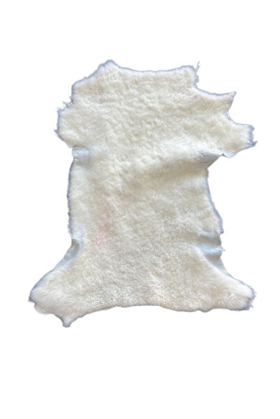 Lndr Gerçek Kuzu Postu Kısa Tüylü - 50 x 40 cm Küçük Ebatlı Dekorluk Kuzu Postu