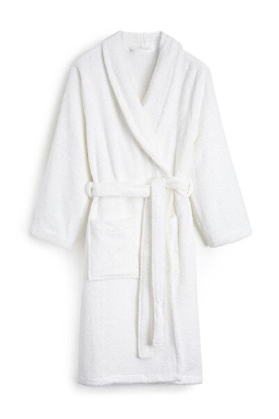 Osmanlı Home Concept Унісекс білий халат, 100% бавовна