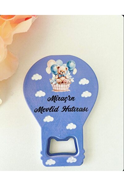 Magnet Açacaklı Magnet - Doğum Günü, Mevlid Hatırası, Sünnet Hatırası, Doğum ...