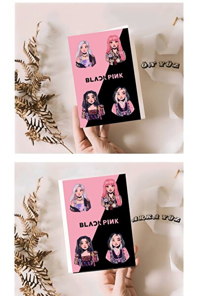 animeandyourworld blackpink defter a5 boyutu düz çizgisiz 24 sayfa hediyelik ...