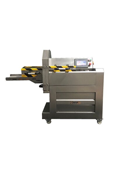 Turuncu Mekatronik T-vac Endüstriyel Otomatik Ekranlı Kaşar Sucuk Pastırma Salam Sosis Dilimleme Makinası