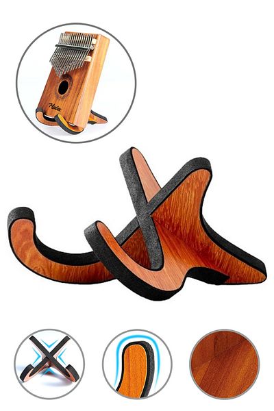 Midex Klb-17 Wooden Kalimba - Stand and Stand