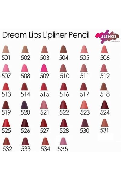 Golden Rose Top Trend Dream - Lip Liner Set of 3