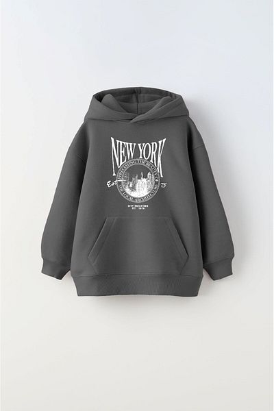 The Champ Clothing Детска суичър с качулка New York Smoked Smoked - Полар с качулка