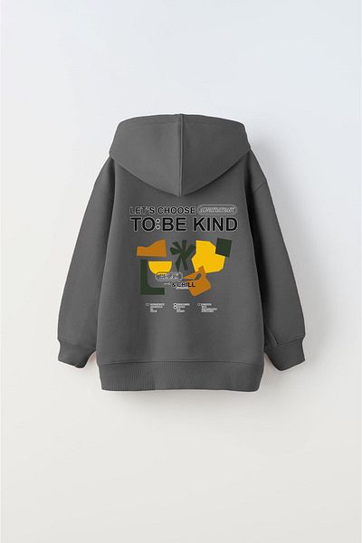 The Champ Clothing Let's Choose to Be Kind Детска суичър с качулка унисекс с щампа - суитчър с качулка