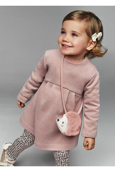MAYORAL 2915 Mayoral Baby Girl Dress with Puda Bag