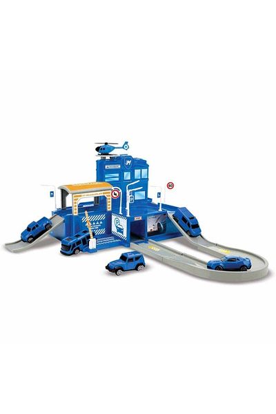 Maxx Wheels Garage Set 28 Pieces - Police