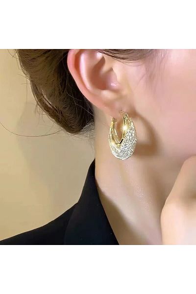 TAKİŞKO Hoop Earrings - Design model