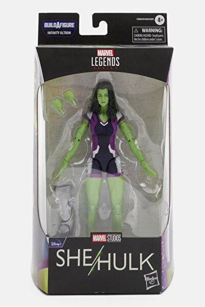 Hasbro مجسم شخصية SHE-HULK من سلسلة Marvel Legends مقاس 6 بوصات، باللونين الأ...