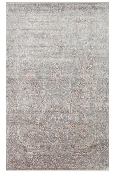 Eko Halı TAFTAN TF 07 D. GREY ANTRASIT  Pakistan Overdyed Tarzı Özel Hav Verm...