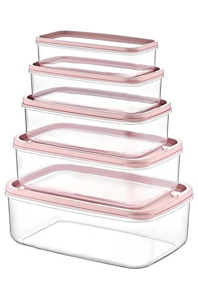 SİHİRLİ AYAKLAR Set of 5 Plastic Storage Containers