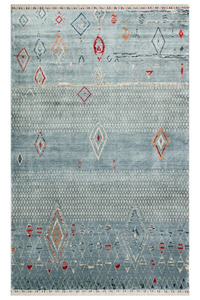 Eko Halı Aqua Multy Otantik Desenli El Emeği Ile Özel Tezgahlarda Üretilen Mo...