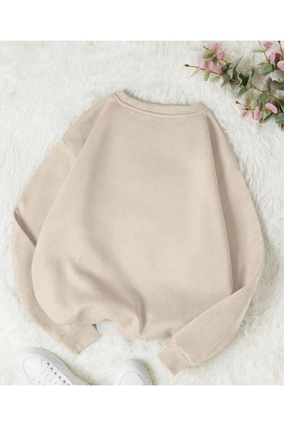 FAVORİST Unisex Φούτερ με κουκούλα με λαιμόκοψη με στάμπα Los Angeles