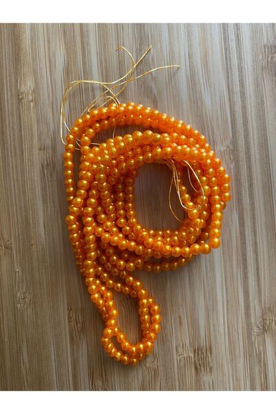 Nazarone Mărgele de perle din plastic de 4 mm 2 șuvițe. Aproximativ 400 buc. ...