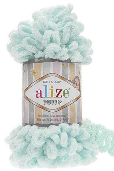 Alize 6 Τεμάχια Puffy Water Green για Βρεφική κουβέρτα 90x90 15