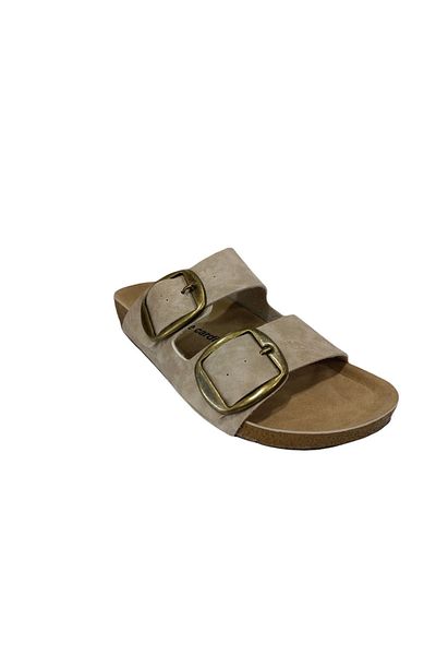 Pierre Cardin 6958 Γυναικείες παντόφλες διπλής πόρπης μπεζ