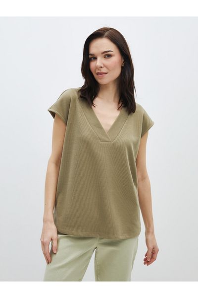 LC Waikiki Übergroßer Pullover mit V-Ausschnitt für Damen
