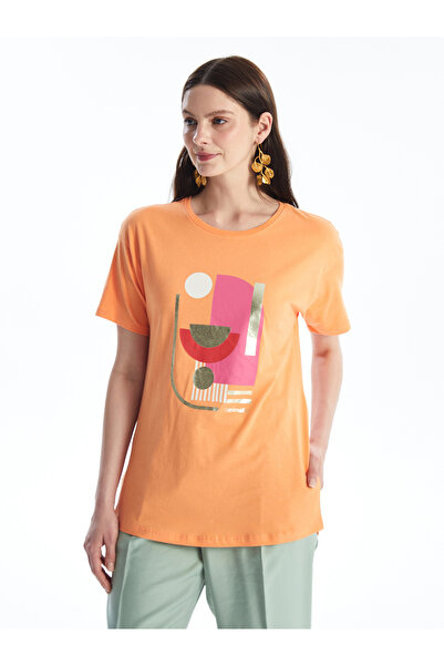 LC Waikiki Γυναικεία - Μπλουζάκι με κοντό μανίκι με λαιμόκοψη