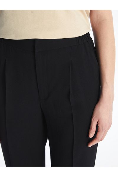 LC Waikiki Carrot Cut Women's Trousers with Elastic Waist