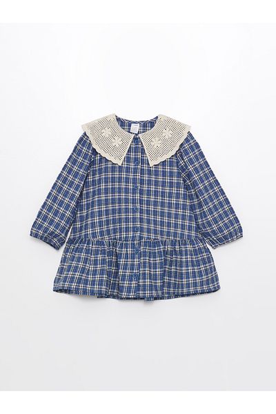 LC Waikiki Long Sleeve Baby Collar Baby Girl Dress