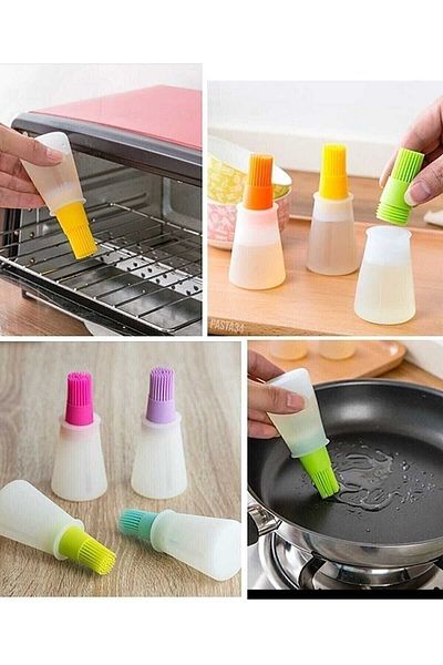 AXE HOME Silicone Oil Sauce And Egg Brush With Chamber Fma9898987